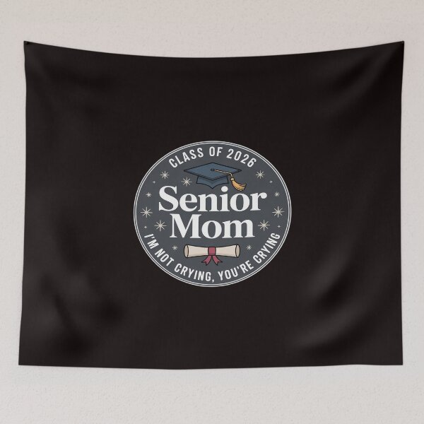 Item preview, Proud Senior Mom Class of 2026 I'm Not Crying You're Crying designed and sold by EntroRhim.