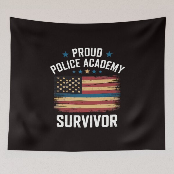 Item preview, Proud Police Academy Survivor Graduation Gift designed and sold by EntroRhim.
