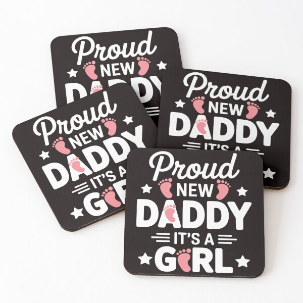 Item preview, Proud New Daddy It's A Girl Dad To Be 1st Time Father designed and sold by EntroRhim.