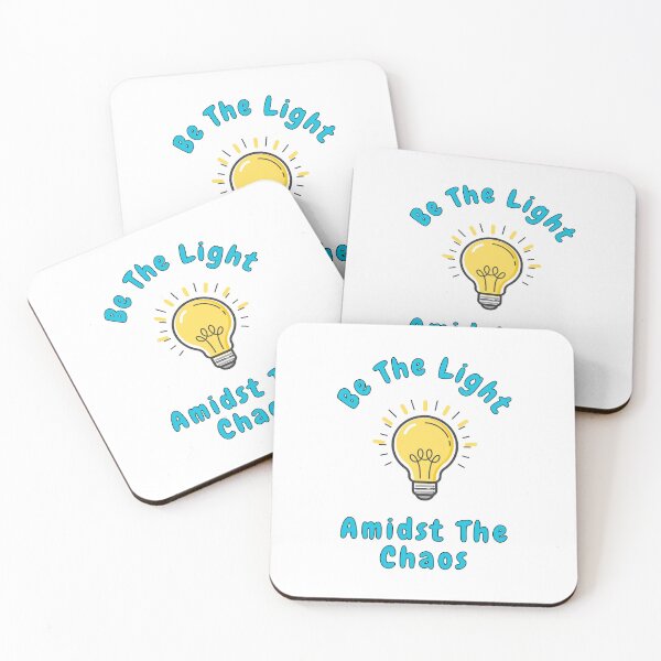 Item preview, Be the Light Amidst the Chaos, Light bulb, Puns, Quotes  designed and sold by AASparksDesigns.