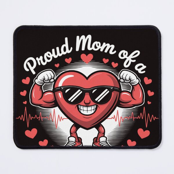 Item preview, Proud Mom of a Heart Warrior CHD Awareness designed and sold by EntroRhim.
