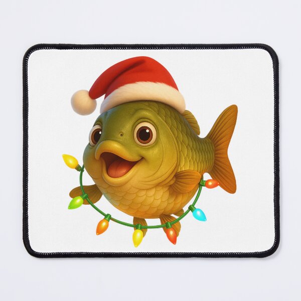 Item preview, Christmas Grass Carp designed and sold by Sillytoe.