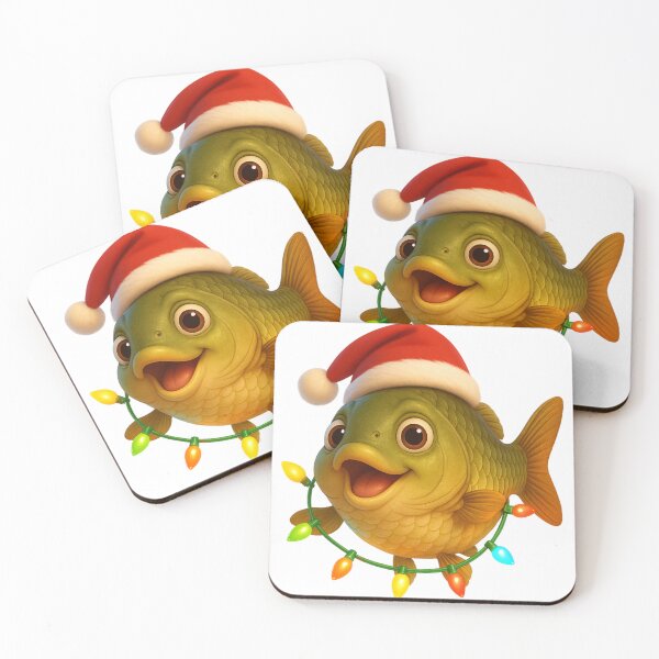 Item preview, Christmas Grass Carp designed and sold by Sillytoe.