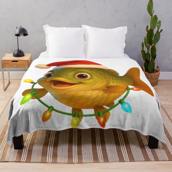 Item preview, Christmas Grass Carp designed and sold by Sillytoe.