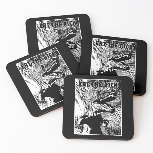 Item preview, EAT THE RICH. PALM VERSION. B/W. designed and sold by 5hertz.