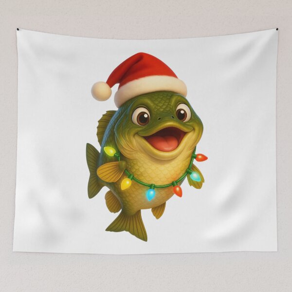 Item preview, Christmas Guadalupe Bass designed and sold by Sillytoe.
