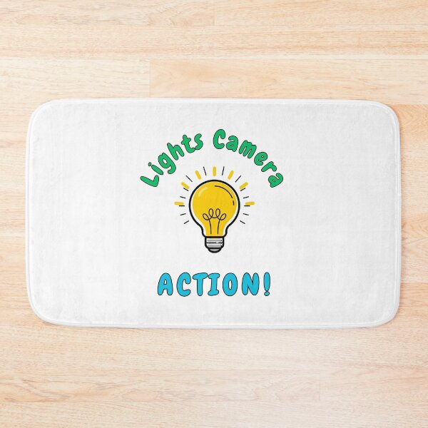 Item preview, Lights Camera Action! Lightbulb, Quotes, Movies, Actors  designed and sold by AASparksDesigns.