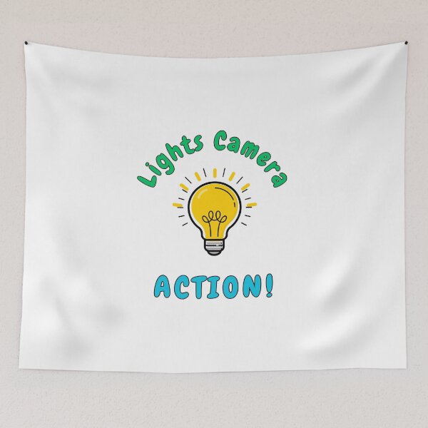 Item preview, Lights Camera Action! Lightbulb, Quotes, Movies, Actors  designed and sold by AASparksDesigns.