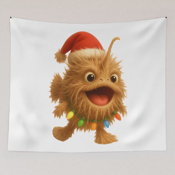 Item preview, Christmas Hairy Frogfish designed and sold by Sillytoe.