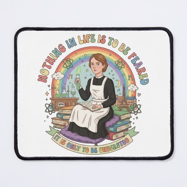 Item preview, Marie Curie Science Quote Retro Groovy designed and sold by PastelPopShop.