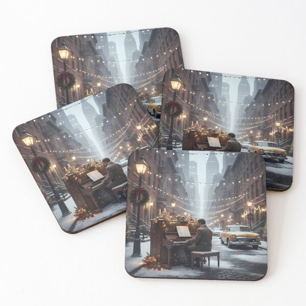 Item preview, Vintage Christmas in Brooklyn designed and sold by Grigorii Palamarchuk Pianist.