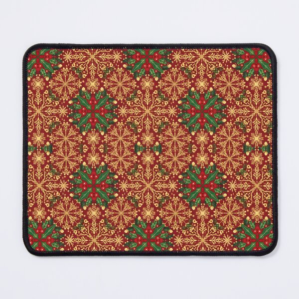 Item preview, Elegant Christmas Holly Golden Pattern designed and sold by Good Vibes .