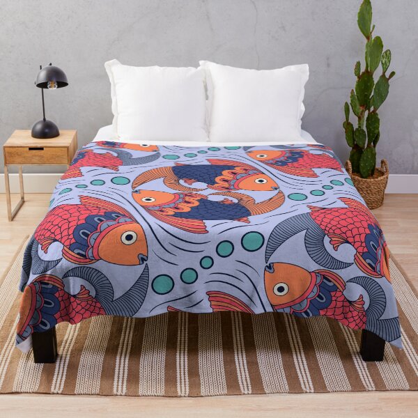 Item preview, Madhubani fish colored designed and sold by hdesignEG.