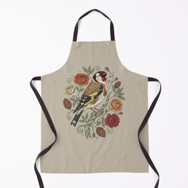 Item preview, Botanical European Goldfinch designed and sold by BirdsnStuff.