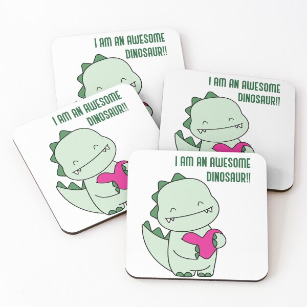 Item preview, Cute I am an awesome dinosaur! designed and sold by Happy Little Things.