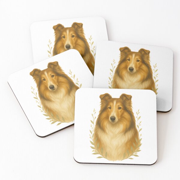 Item preview, Golden Collie Grace designed and sold by TheJoyfulPen.