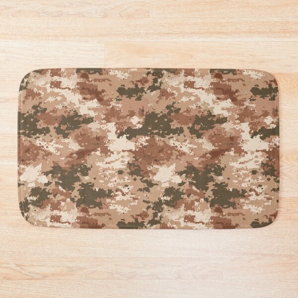 Item preview, Bold Desert Pixelated Pixelated Camouflage Texture For Rugged Style Fan designed and sold by RoyalStarsPatts.