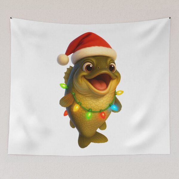 Item preview, Christmas Largemouth Bass designed and sold by Sillytoe.