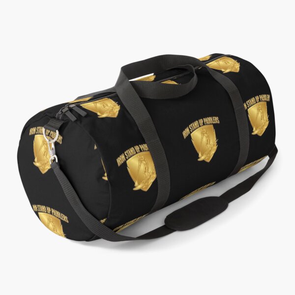 Item preview, Iron Stand Up Paddlers – Gold Metallic SUP Logo designed and sold by SeaPolar.
