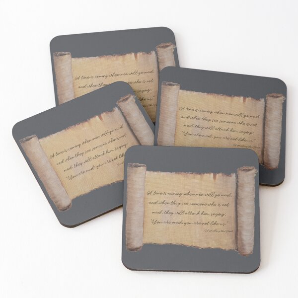 Item preview, St Anthony The Great quote on Scroll designed and sold by gokesti.