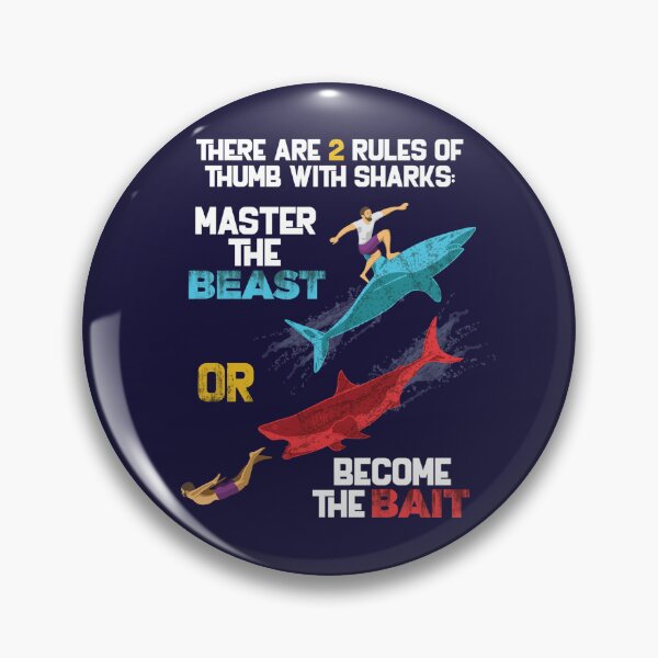 Item preview, The 2 Rules of Sharks designed and sold by VividGraphicCo.