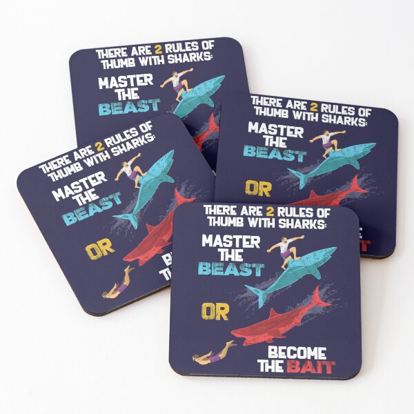 Item preview, The 2 Rules of Sharks designed and sold by VividGraphicCo.