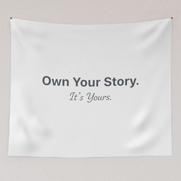 Item preview, Own Your Story | Authentic Living & Reflection Minimalist Wall Art designed and sold by Mind & Muse.
