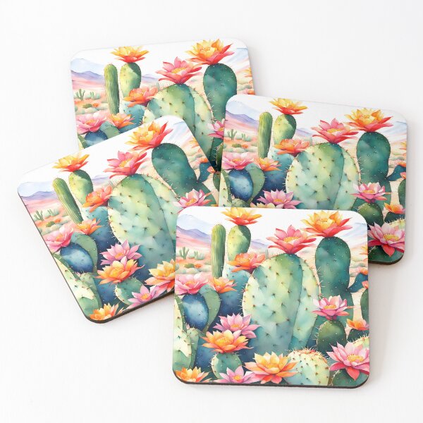 Item preview, Cactus in Bloom designed and sold by Sharon Schwalbe.
