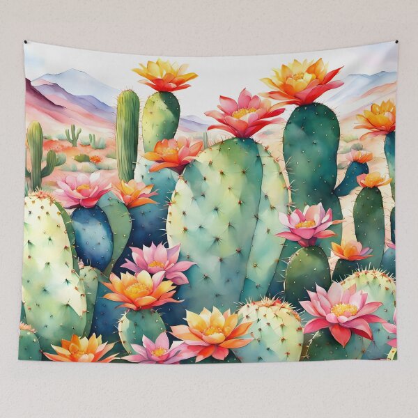 Item preview, Cactus in Bloom designed and sold by Sharon Schwalbe.