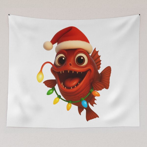Item preview, Christmas Loosejaw Stoplight Fish designed and sold by Sillytoe.