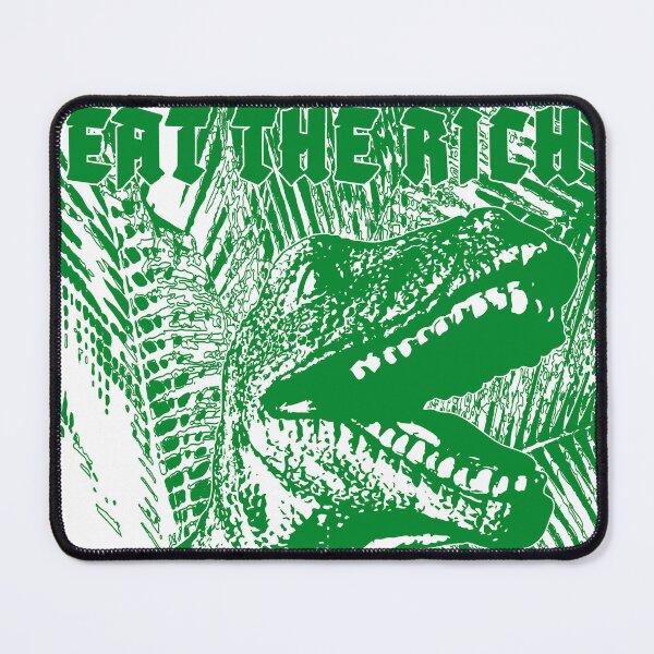 Item preview, EAT THE RICH. PALM VERSION. GREEN/WHITE. designed and sold by 5hertz.