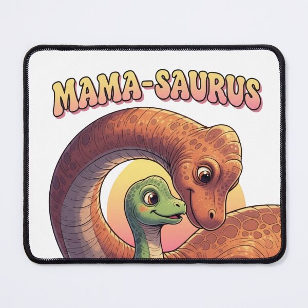 Item preview, Mama-Saurus – Cute Dinosaur Mom and Baby Design designed and sold by DinoPrints-shop.