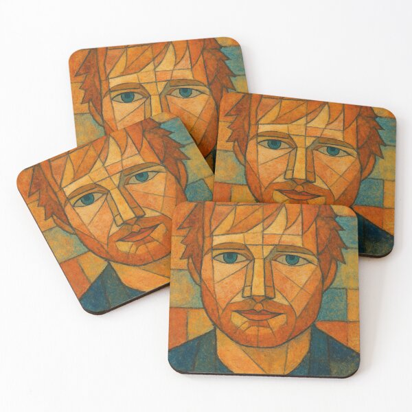 Item preview, Paul Klee Inspired Abstract Portrait of Ed Sheeran designed and sold by SHOCAMPOS DESIGNS .
