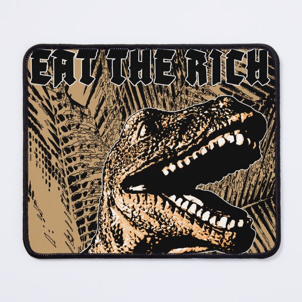 Item preview, EAT THE RICH. PALM VERSION. TAN/BLACK/WHITE. designed and sold by 5hertz.