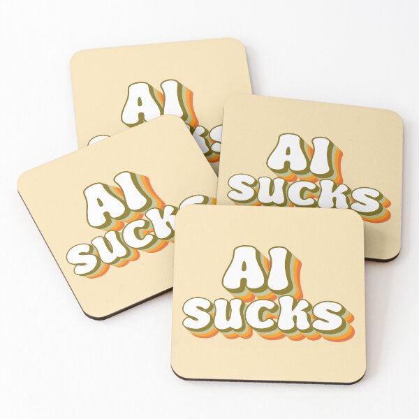 Item preview, AI sucks 2 designed and sold by quinnhopp.
