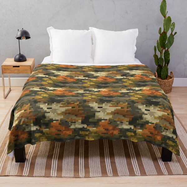 Item preview, Artistic Urban Pixelated Camo Print For Survivalist Style designed and sold by RoyalStarsPatts.