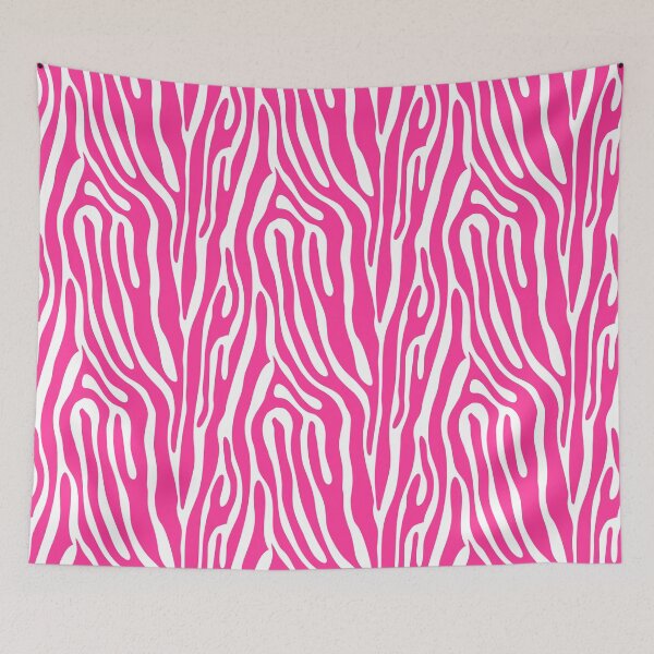 Item preview, mcbling series 5 zebra print hot pink and white designed and sold by quinnhopp.