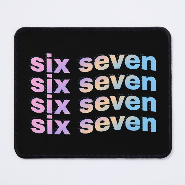 Item preview, 67 six seven Colorful Drip meme slang designed and sold by JumpandFly.