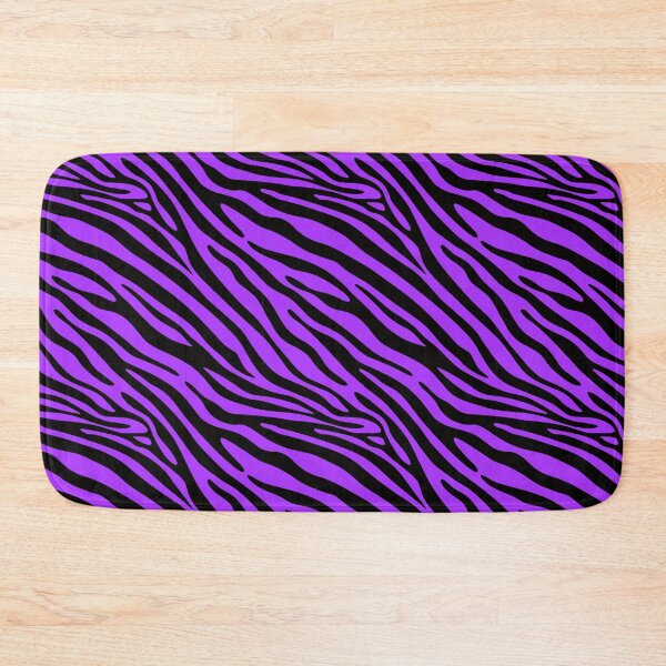 Item preview, mcbling series 6 zebra print neon purple and black designed and sold by quinnhopp.