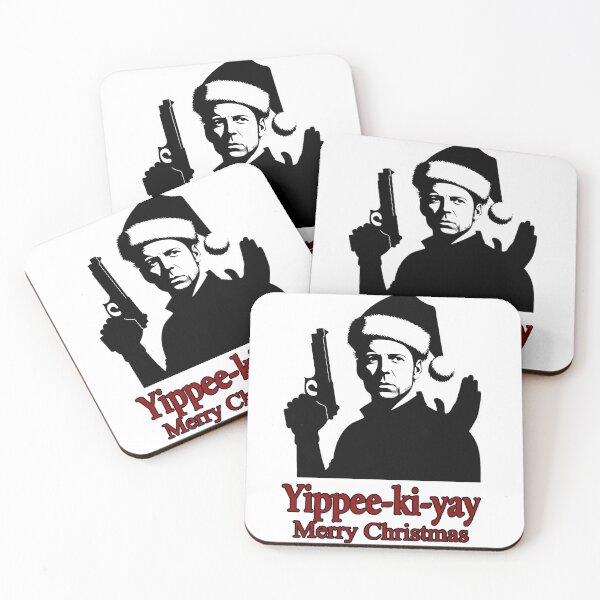 Artikelvorschau, Die Hard Yippie Ki Yay Weihnachten Bruce Willis Ugly Sweater Print Design entworfen und verkauft von Senpaiwaves.
