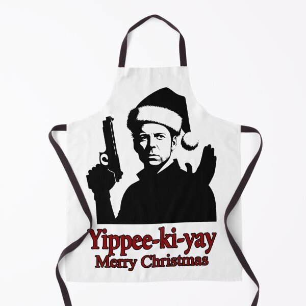 Item preview, Die Hard Yippie Ki Yay Christmas Bruce Willis Ugly Sweater Print Design designed and sold by Senpaiwaves.