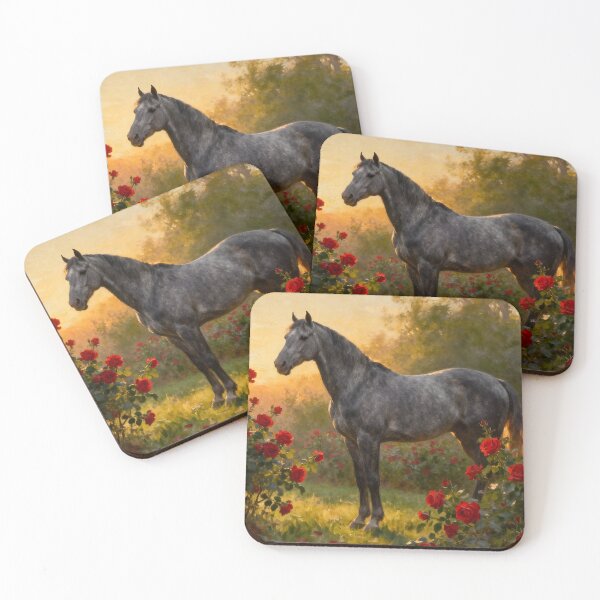 Artikelvorschau, Das Pferd im Rosenwald I entworfen und verkauft von Silver Calico Studio.
