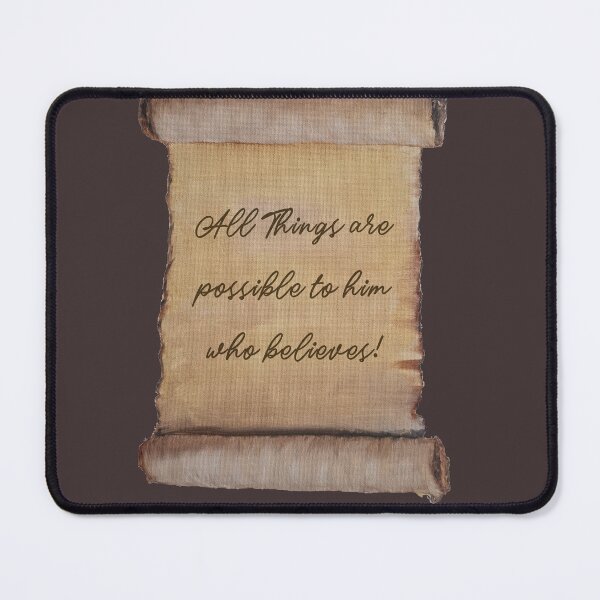 Item preview, Mark 9:23 Scroll designed and sold by gokesti.