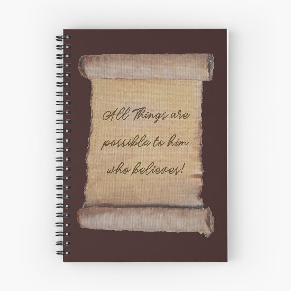 Item preview, Mark 9:23 Scroll  designed and sold by gokesti.