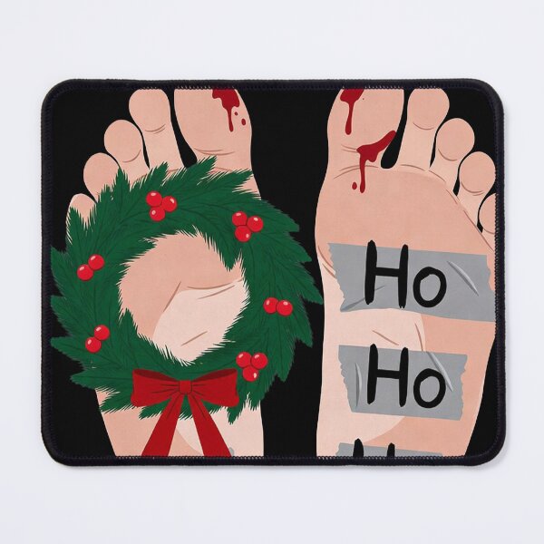 Item preview, Barefeet Die Hard Yippie Ki Yay Christmas Bruce Willis Ugly Sweater Print Design designed and sold by Senpaiwaves.