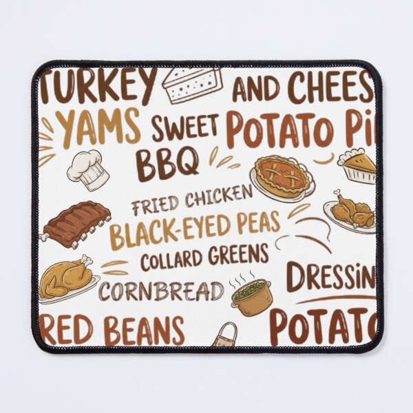 Item preview, Soul Food Doodle | Thanksgiving Food, Christmas Dinner, Kwanzaa Celebration & New Year Soul Food designed and sold by MugsNstuff Live Love Create!.