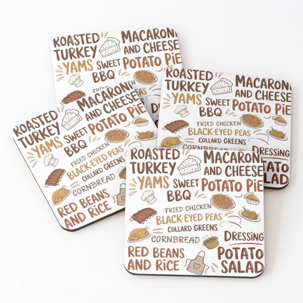 Item preview, Soul Food Doodle | Thanksgiving Food, Christmas Dinner, Kwanzaa Celebration & New Year Soul Food  designed and sold by MugsNstuff Live Love Create!.