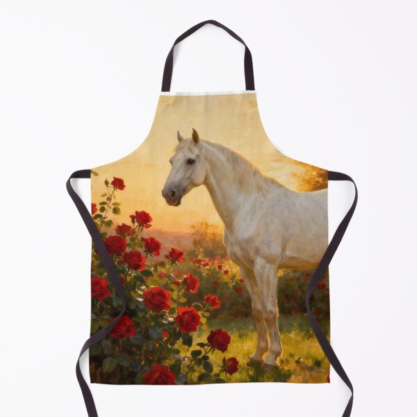Artikelvorschau, Das Pferd im Rosenmeer II entworfen und verkauft von Silver Calico Studio.