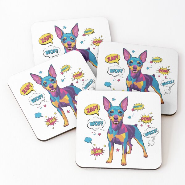 Item preview, Pinscher Mini Pop Art ZAP POW designed and sold by bsbd-action.