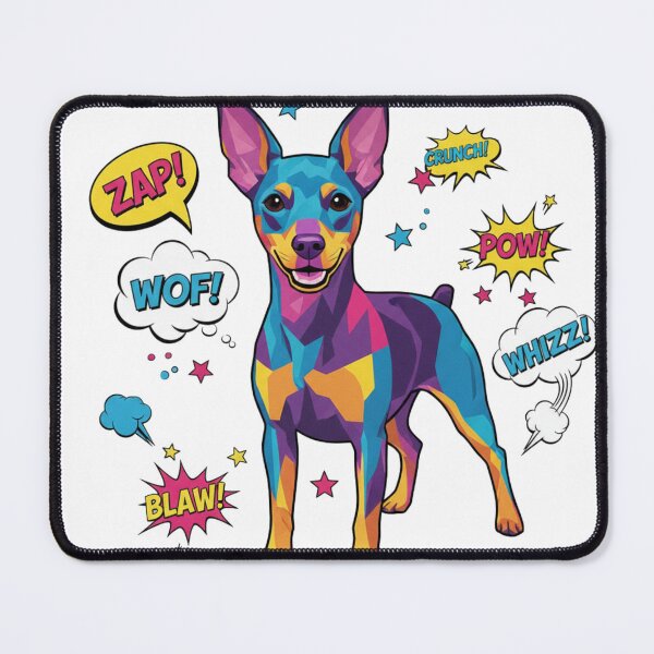 Item preview, Pinscher Mini Pop Art ZAP POW designed and sold by bsbd-action.